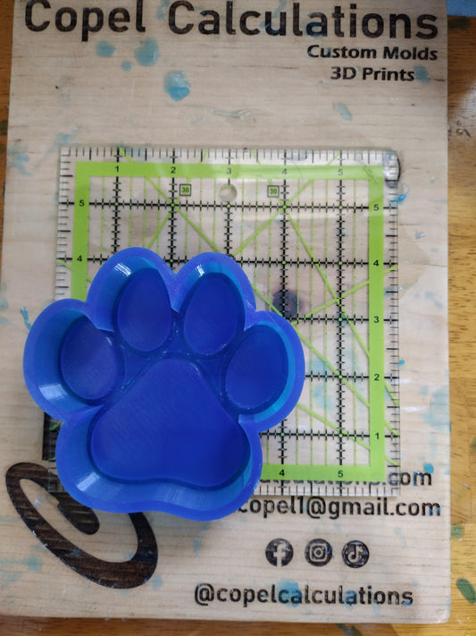 Paw Print Shaker Mold
