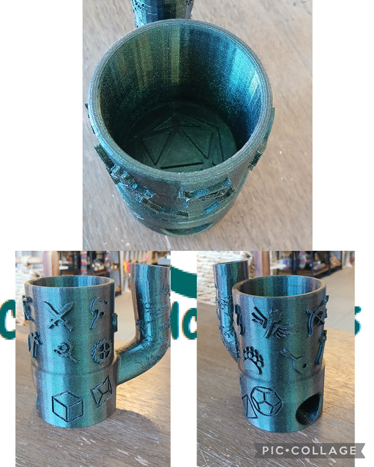 3d Printed DnD Dice Towers (colors will vary)