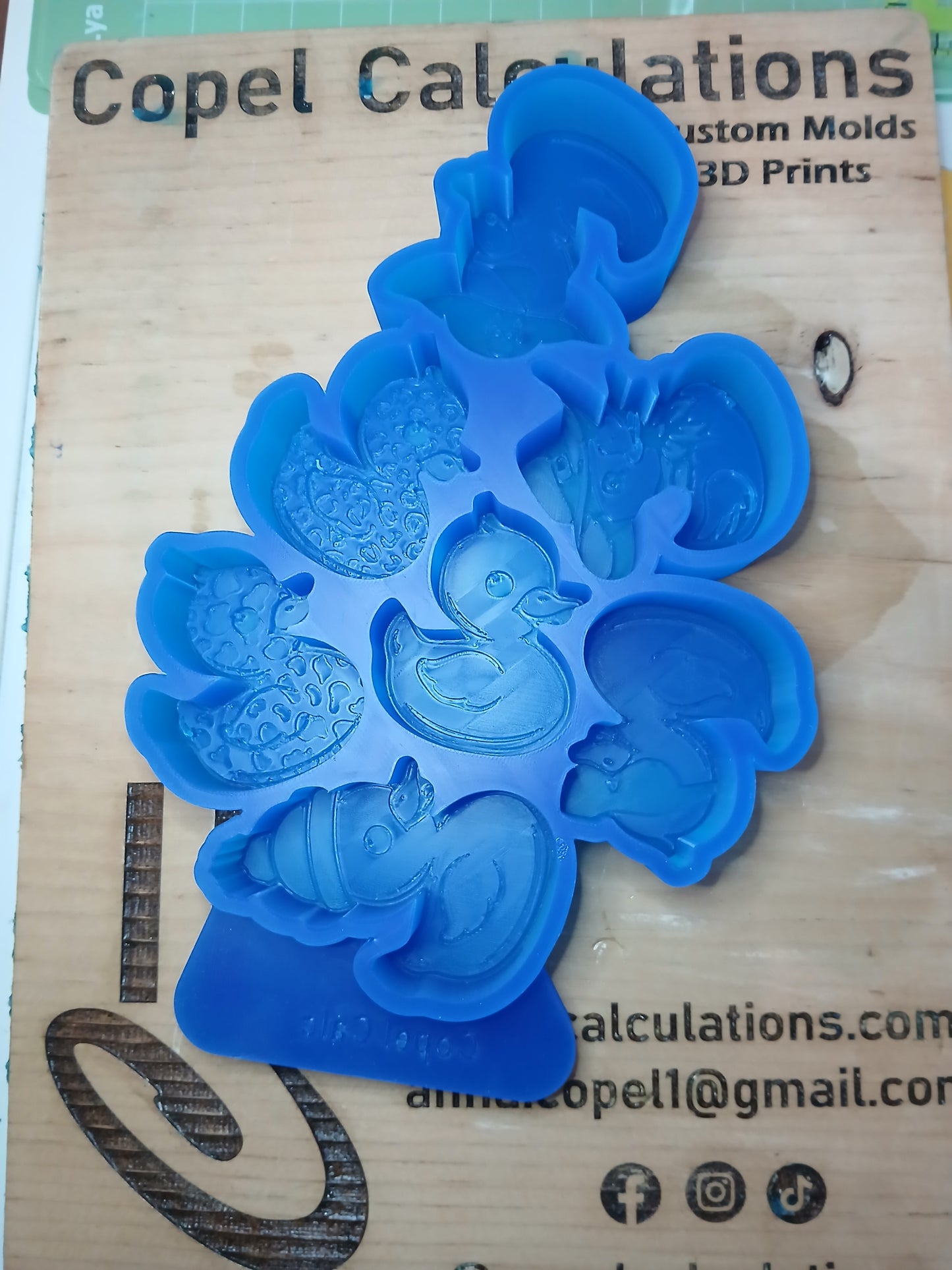 Wax Melts/Vent Clip Sample Size Molds