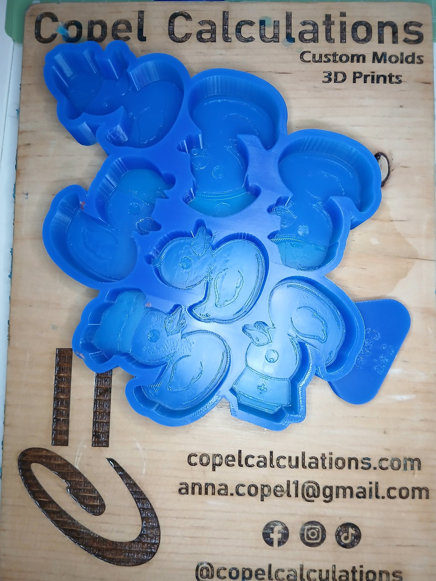Wax Melts/Vent Clip Sample Size Molds