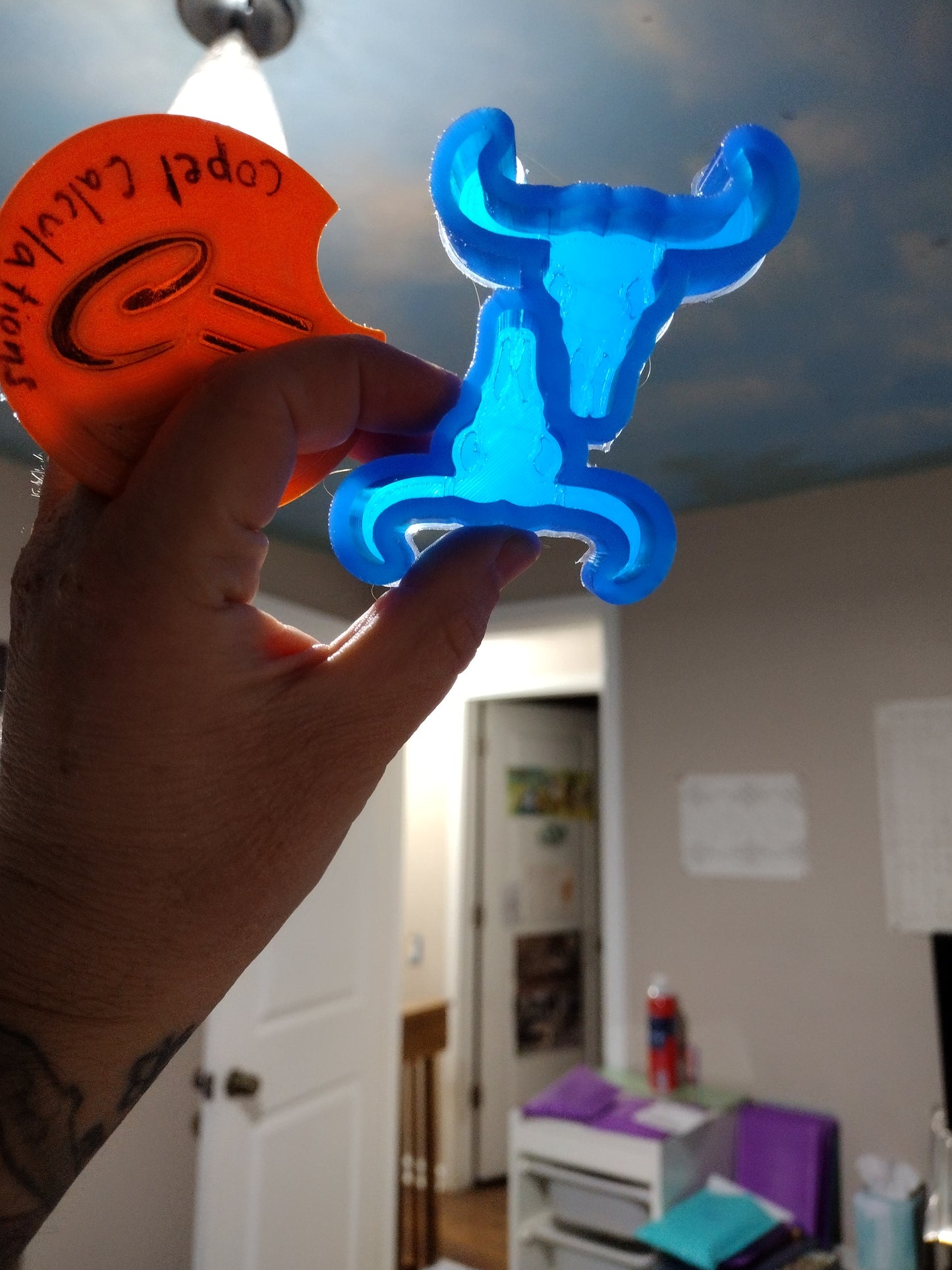 Bull Skull vent clips