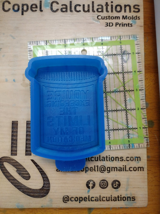 Pill Bottle (for cardstock)