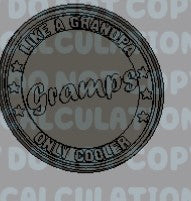 Grandpa (inserts for 4" round)