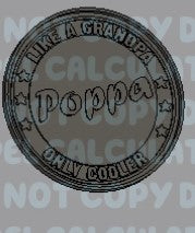 Grandpa (inserts for 4" round)