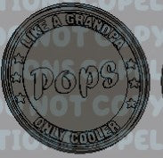 Grandpa (inserts for 4" round)