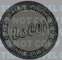 Grandma (inserts for 4" round)