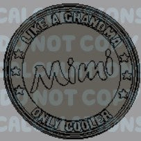 Grandma (inserts for 4" round)