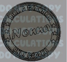 Grandma (inserts for 4" round)