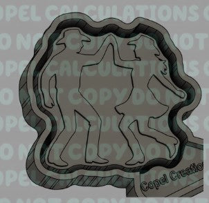 Cowboy Dancing Couple