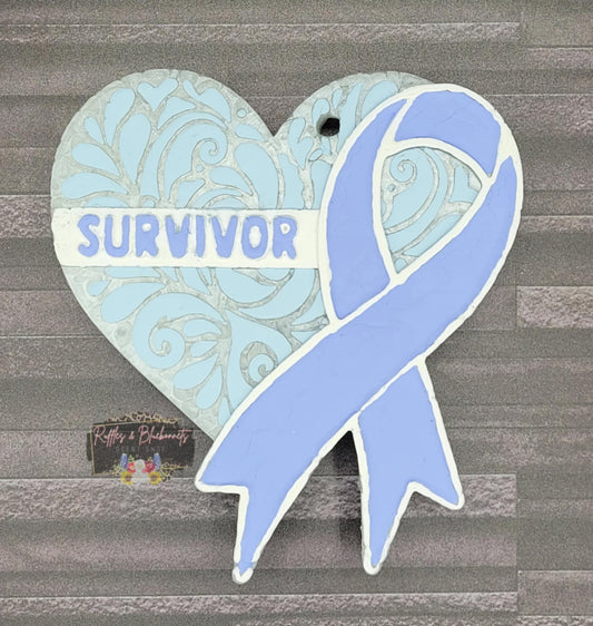 Survivor Ribbon Heart