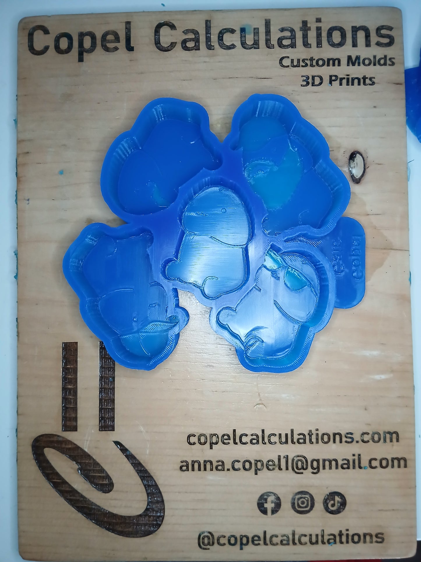 Wax Melts/Vent Clip Sample Size Molds
