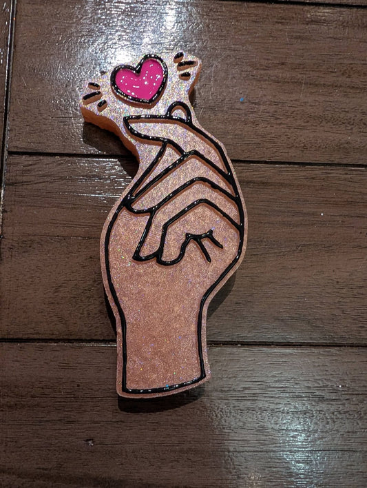I love you hand