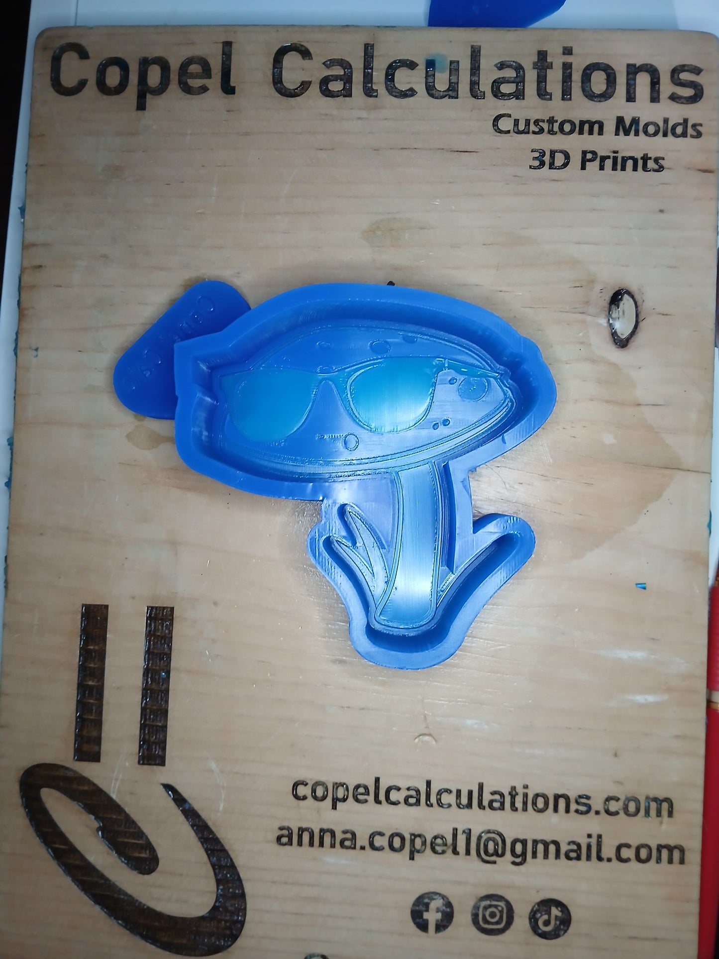 Mushroom with Sunglasses