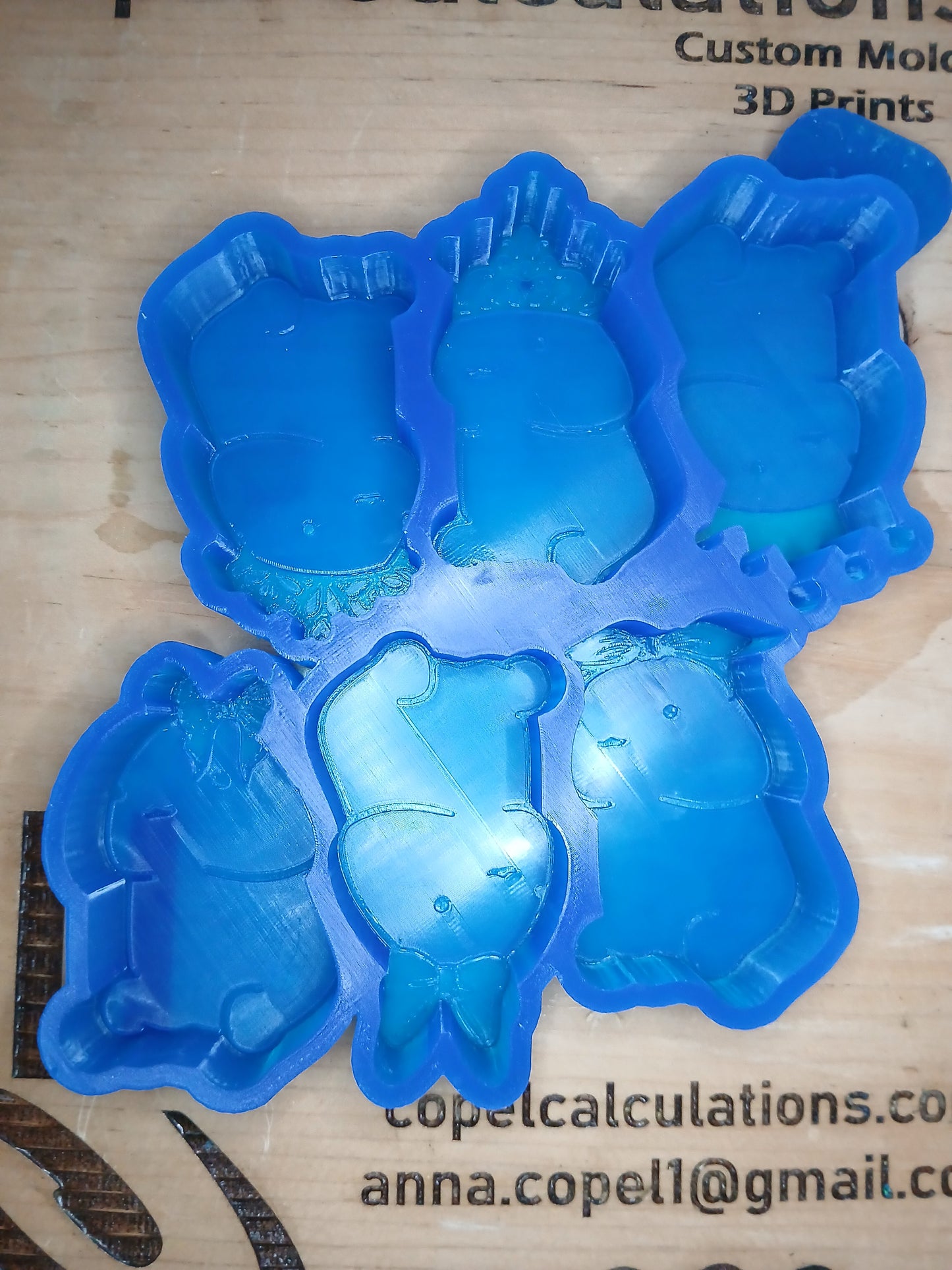 Wax Melts/Vent Clip Sample Size Molds