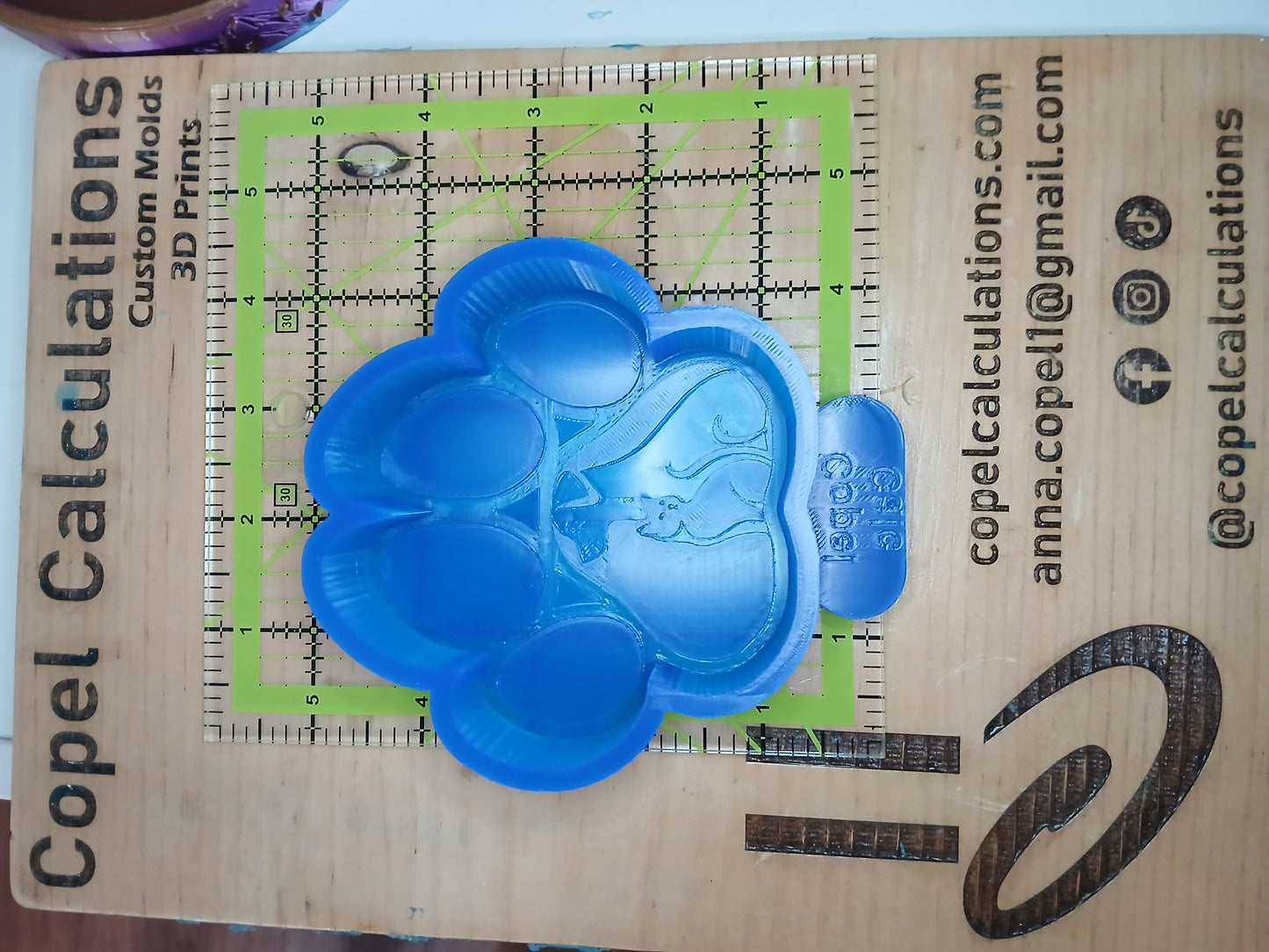 Paw Print with Cat and Dog