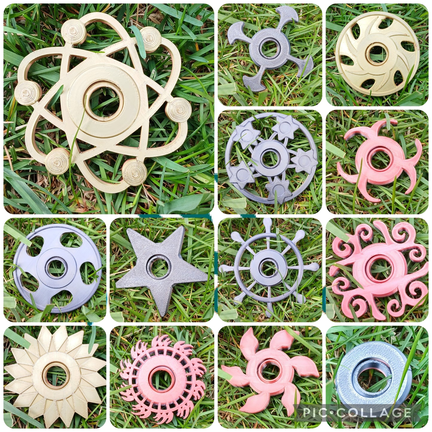 3d printed Fidget Spinners