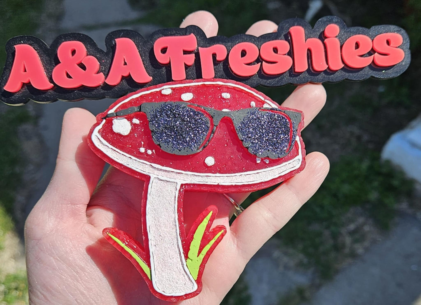 Mushroom with Sunglasses