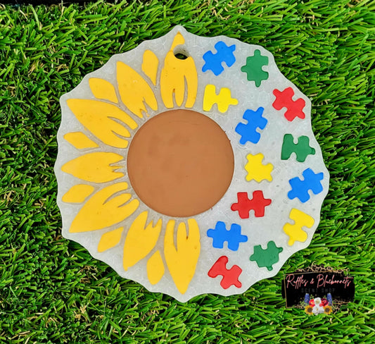 Puzzle Piece Sunflower