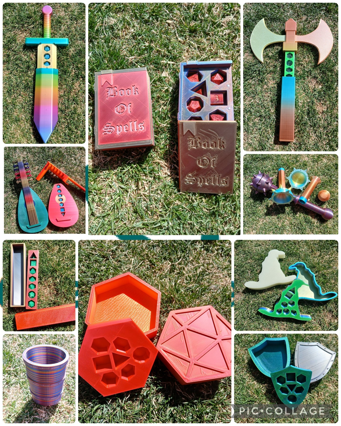 DnD Dice Holders (colors will vary)