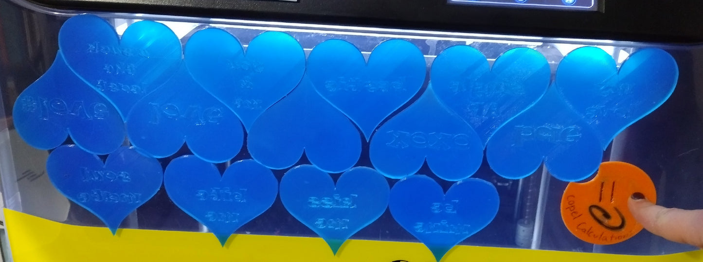 Conversation Hearts (with inserts)