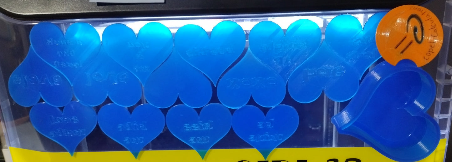 Conversation Hearts (with inserts)